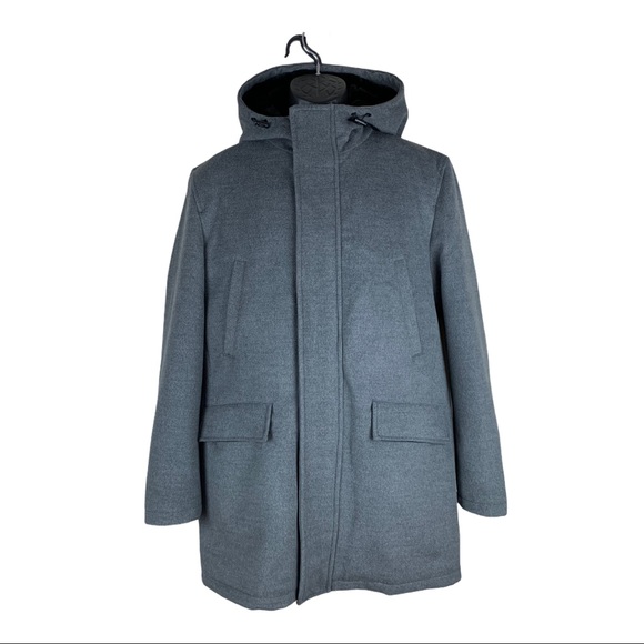 Zara Other - NWT Zara Man Gray Three-quarter-length Coat Size M